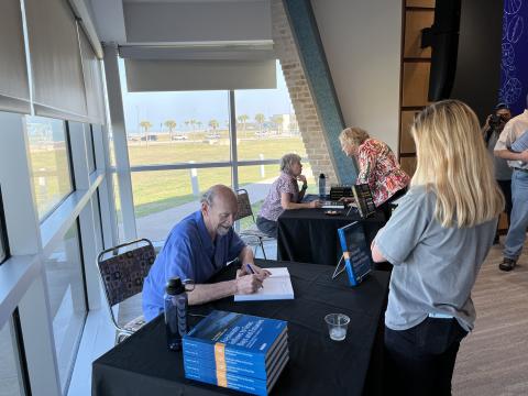 Author's showcase at Harte Research Institute